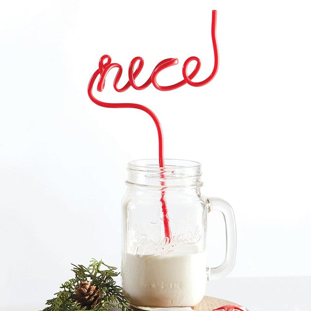 Nice Word Straw