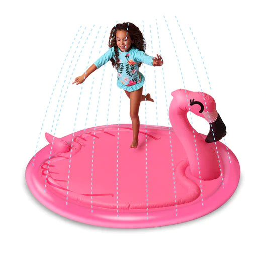 Flamingo & Dinosaur Inflatable Splashy Sprinkler