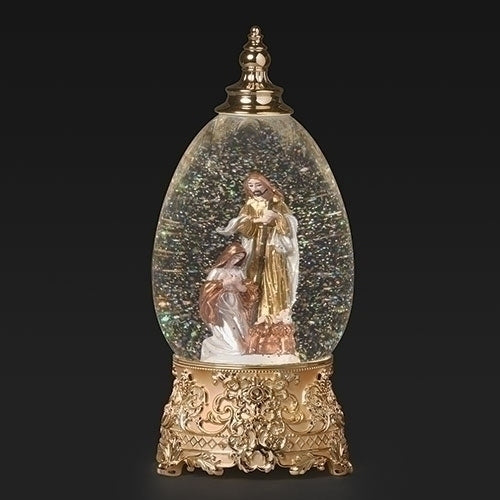 Lighted Swirl Holy Family Lamp