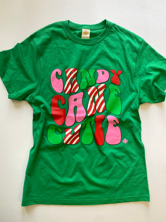 Candy Cane Cutie Adult T-shirt