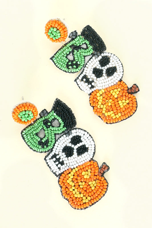 Boo Halloween Earrings