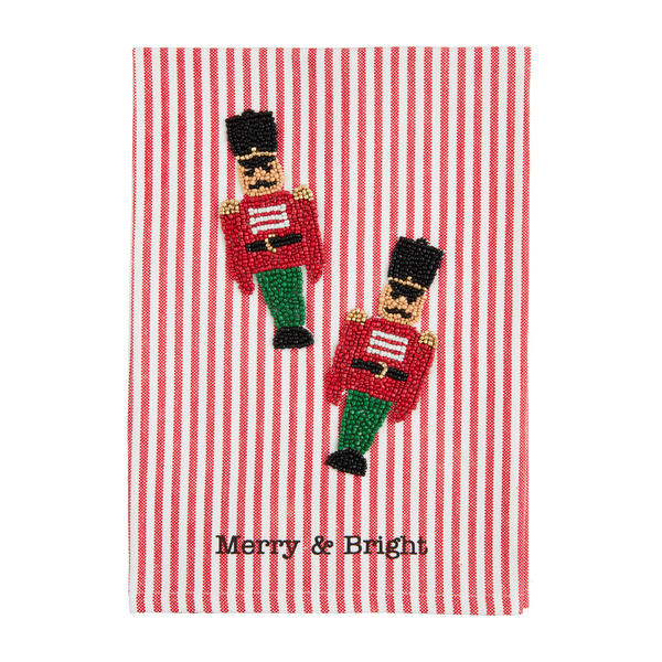 Beaded Holiday Towels