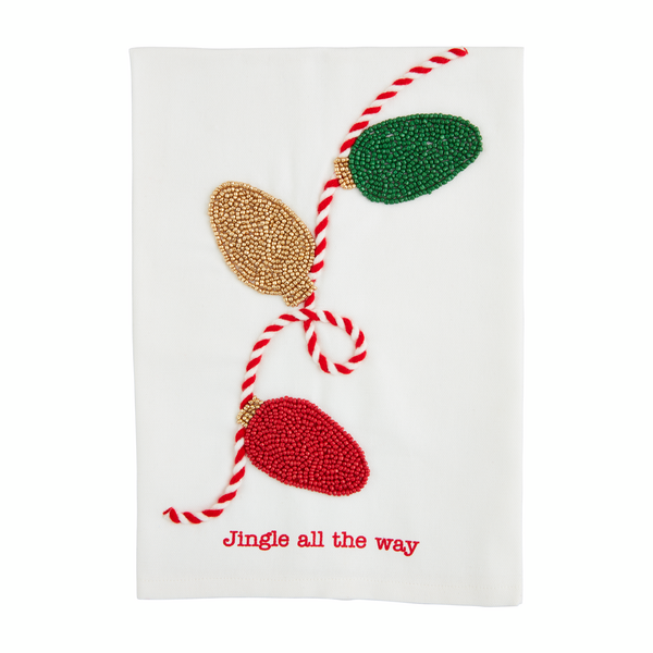 Beaded Holiday Towels