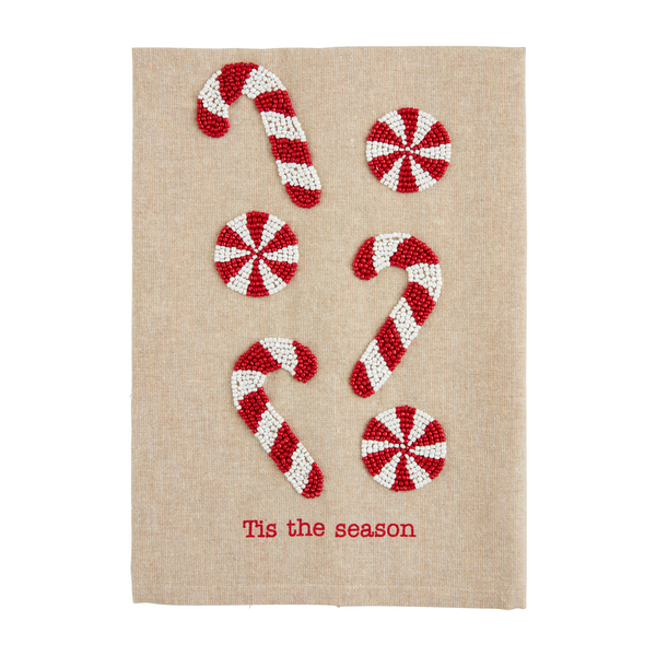Beaded Holiday Towels