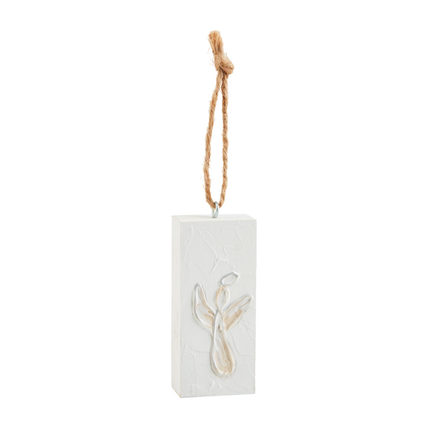 Wooden block ornament