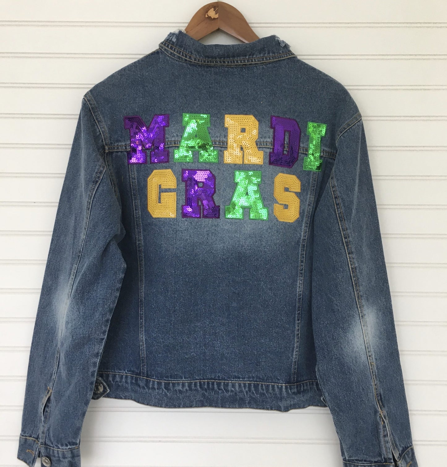 Mardi Gras Denim Jacket