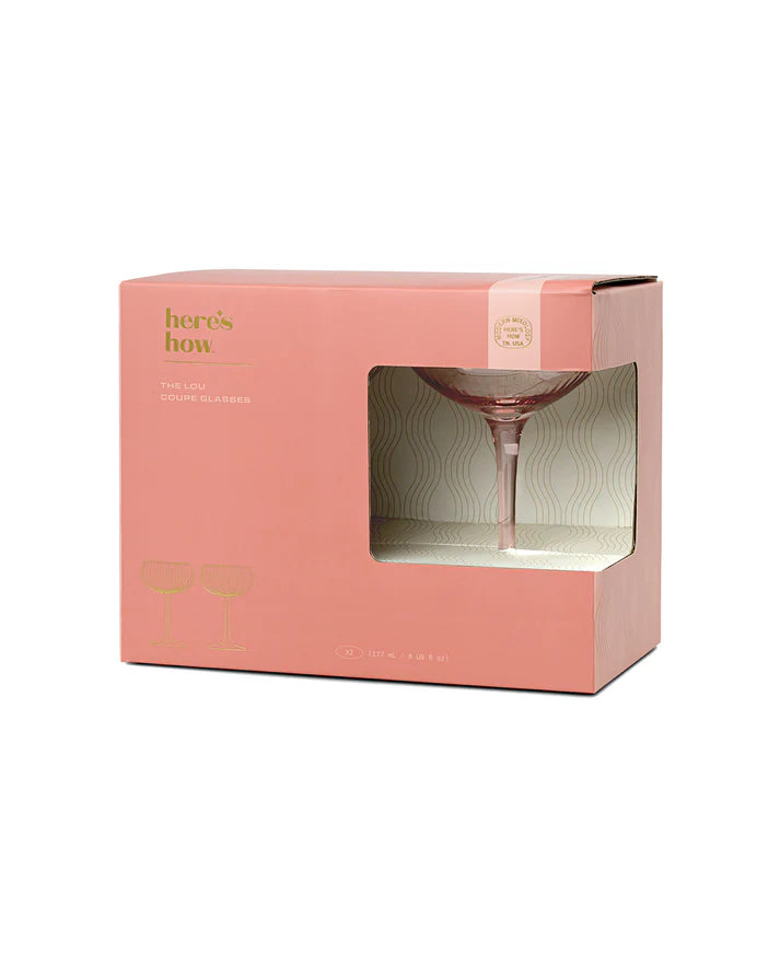 The Lou Coupe Glass - Set of 2