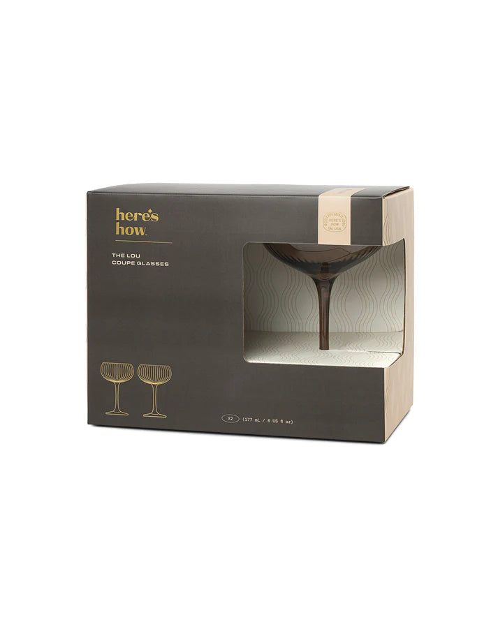 The Lou Coupe Glass - Set of 2