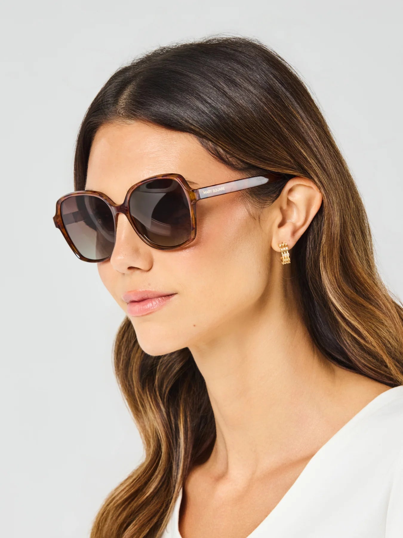 Haley Polarized Sunglasses | Brown Tortoise