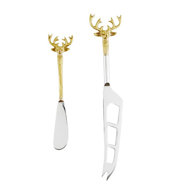 Stag Cheese Knives