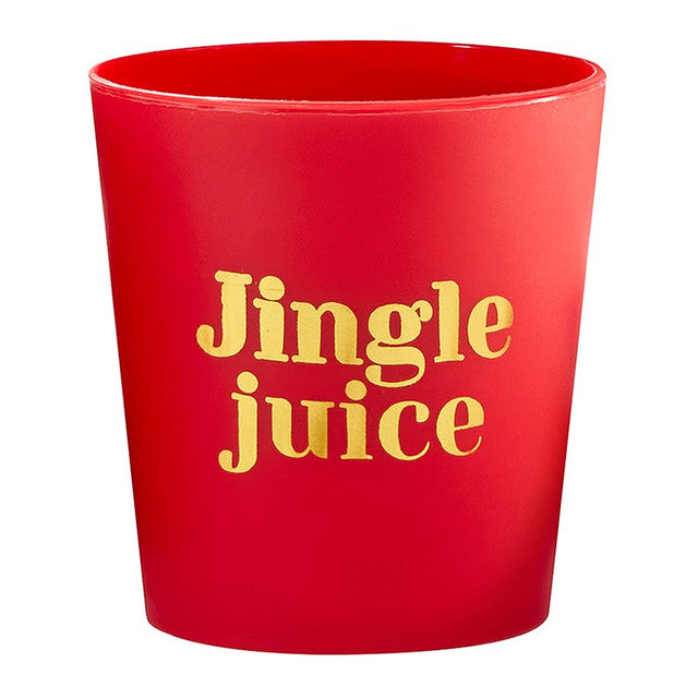 Red Jingle Juice Shot Cups - Set of 10