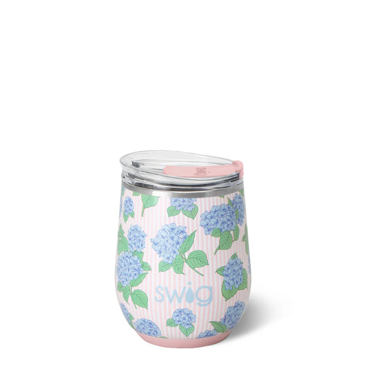 HYDRANGEAS Stemless Wine 12oz