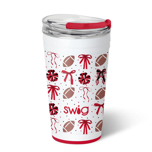We've Got Spirit Black + Red Party Cup 24oz
