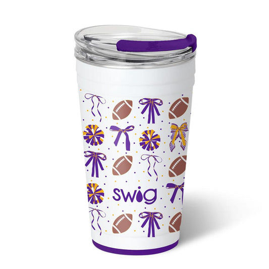 We've Got Spirit Purple + Yellow Party Cup 24oz