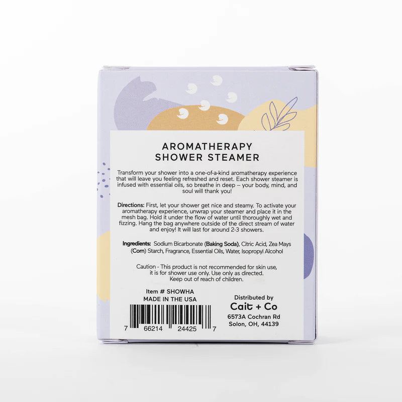 Honey + Almond Aromatherapy Shower Steamer