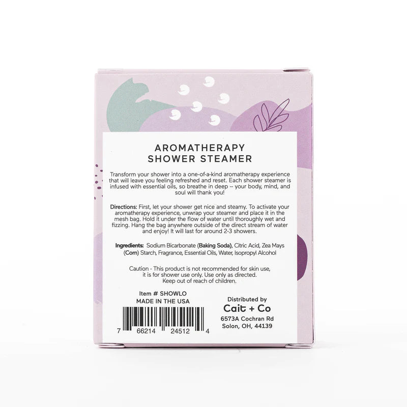 Lavender + Oat Aromatherapy Shower Steamer