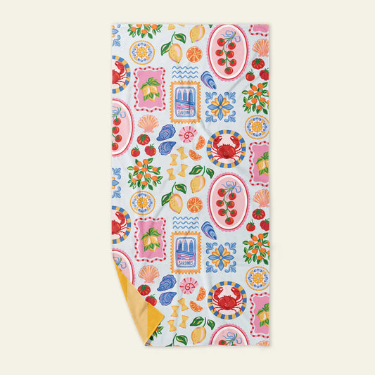 Ciao Bella XL Quick-Dry Beach Towel