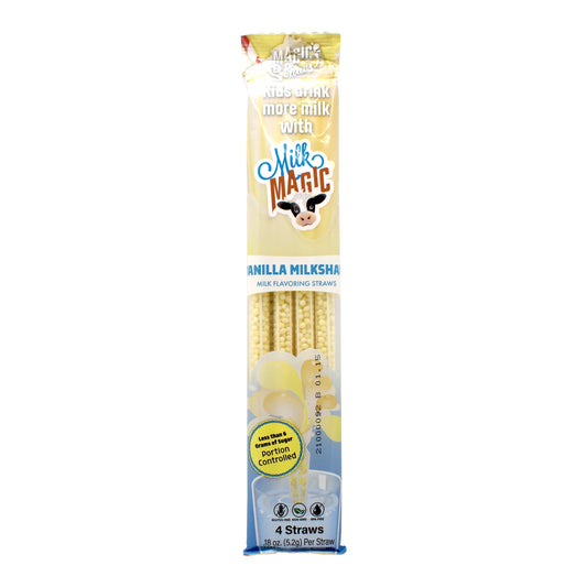 Vanilla Milkshake Magic Straws