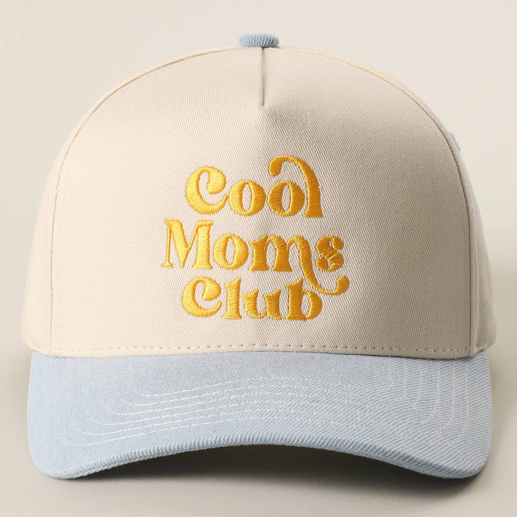 Cool Moms Club Embroidery Hat