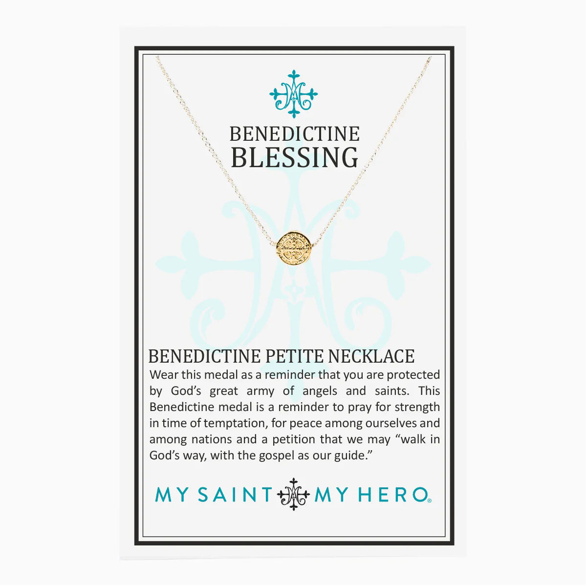 Benedictine Blessing Petite Necklace