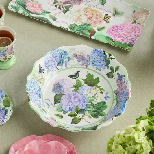 Garden Path Melamine Large Serving Bowl 13.75in X 2.75in