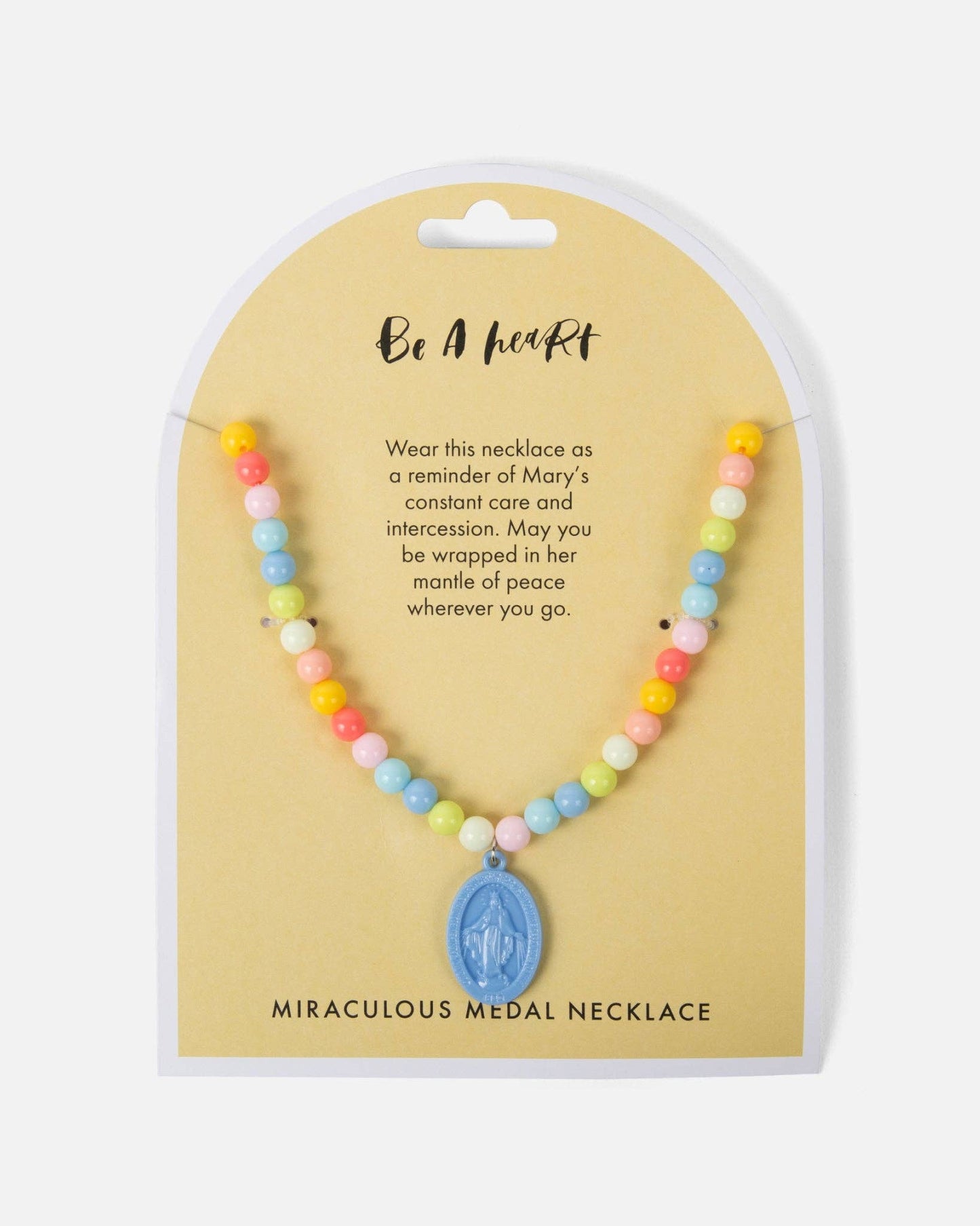 Miraculous Medal Plastic Children's Necklace