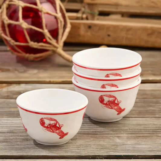 Set of 4 Crawfish Dipping Bowls