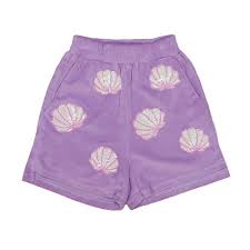 Lavender Seashell Terry Cloth Set