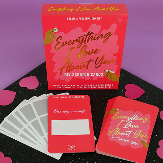 Everything I Love About You Scratch Cards