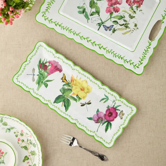 Mirabella Melamine Rectangular Platter 19" X 8"