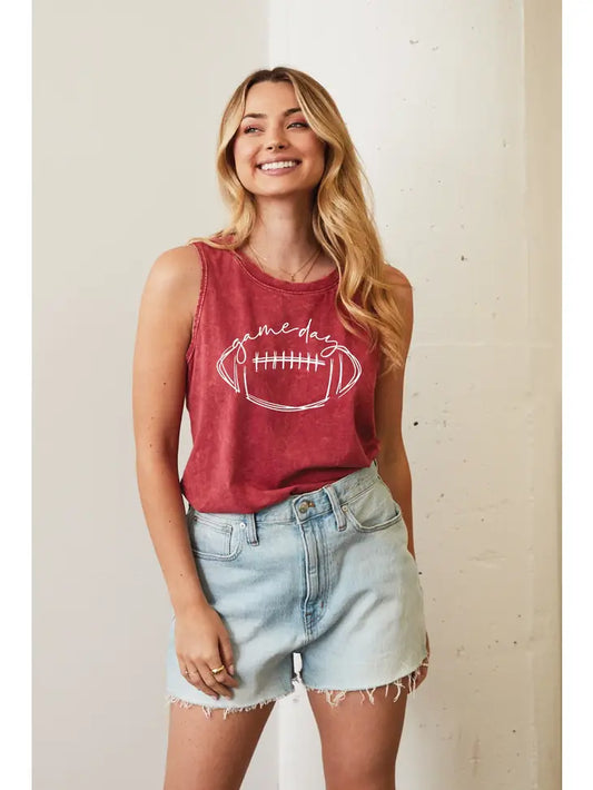 Game Day Football Women's Tank Top