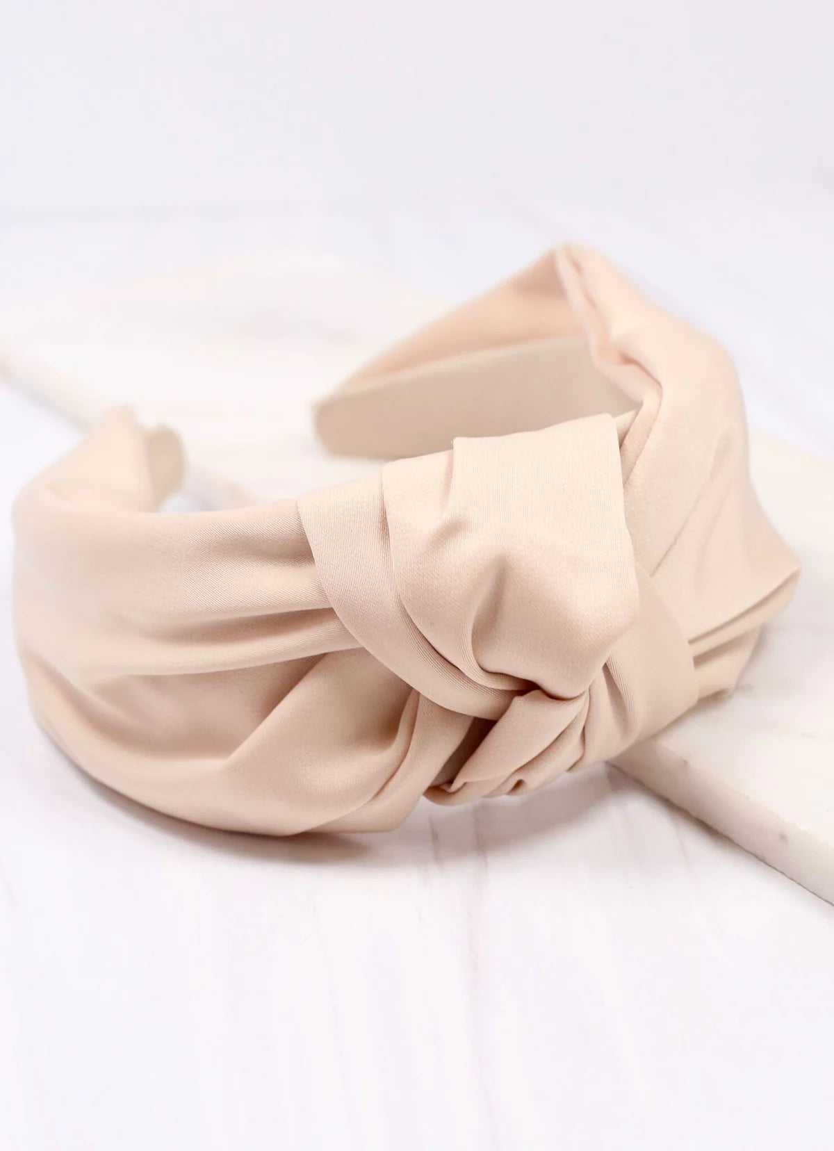 Beige Hillcrest Knot Headband