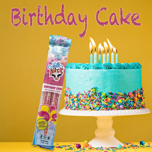 Birthday Cake Magic Straws