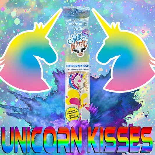 Unicorn Kisses Magic Straws