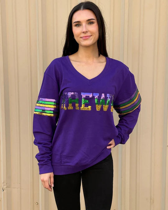 KREWE Long Sleeve Sequin Shirt - Adult