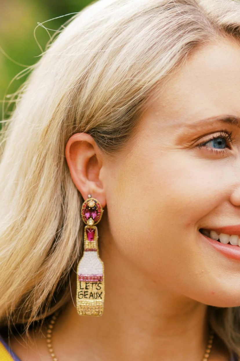 Let’s Geaux Bottle Earrings