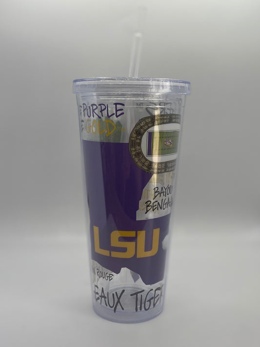 LSU Icon Tumbler