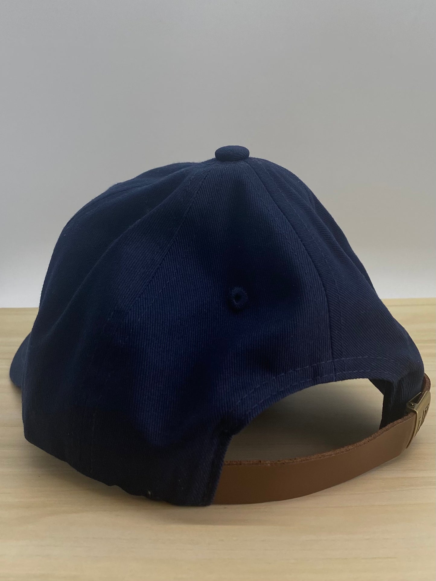 Navy Hat with Embroidered Pelican