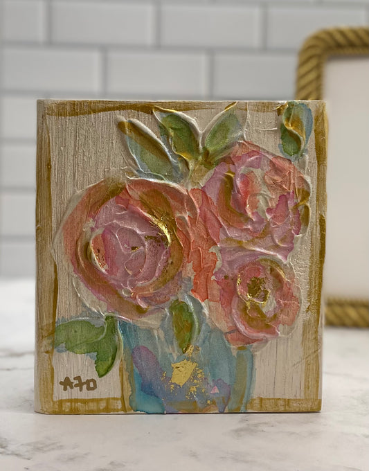 Pink Roses Painting