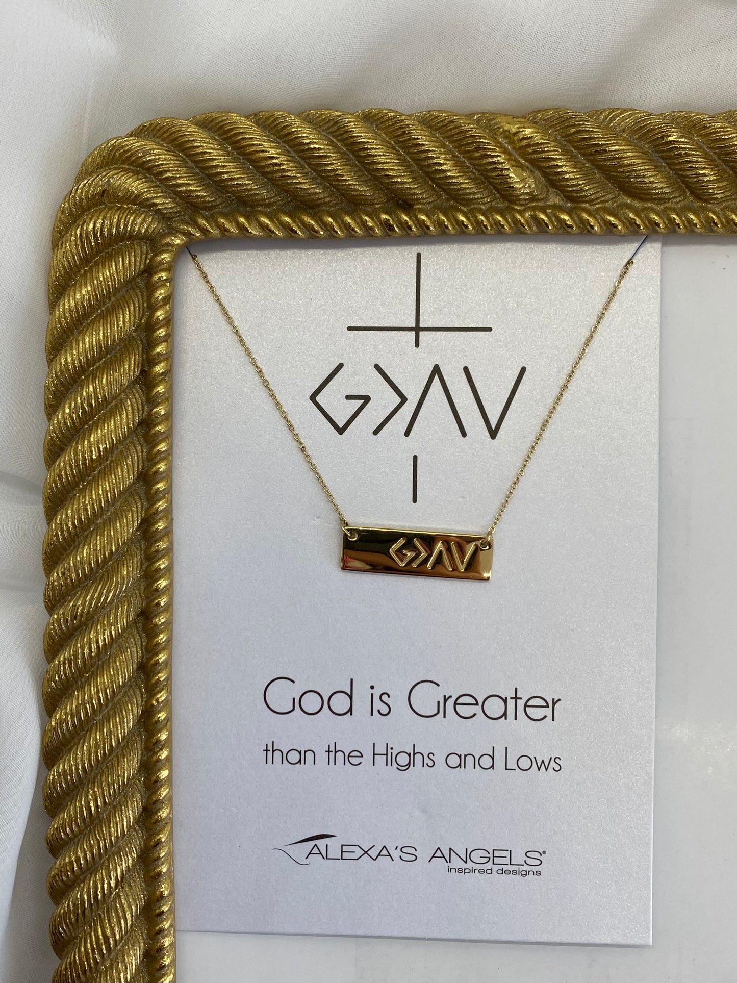 God is Greater Necklace