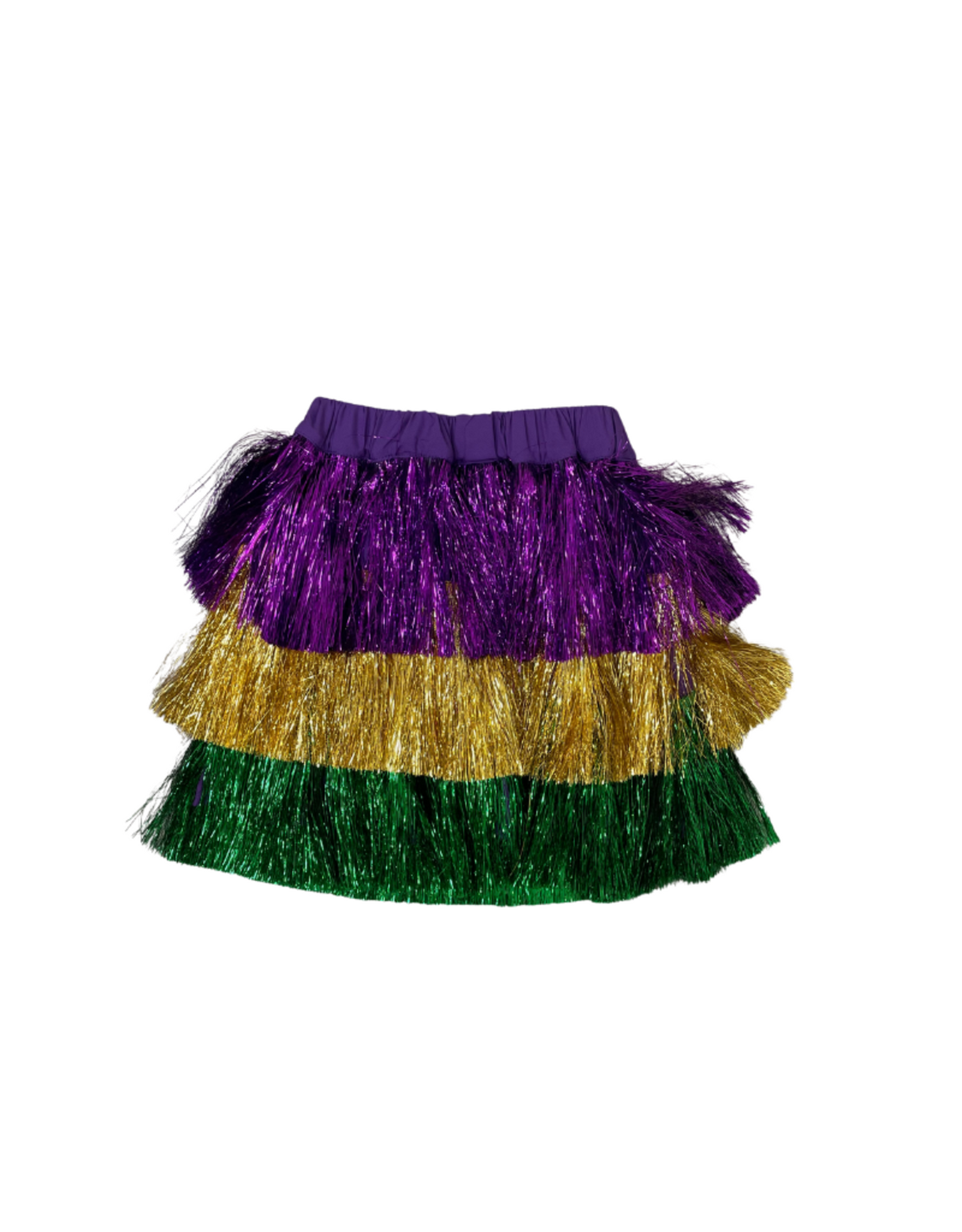 Mardi Gras Youth Fringe Skirt