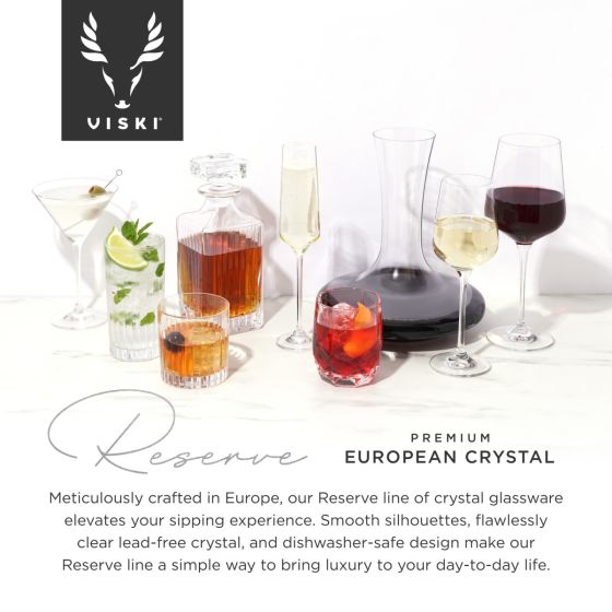 Reserve European Crystal Wine Decanter by Viski