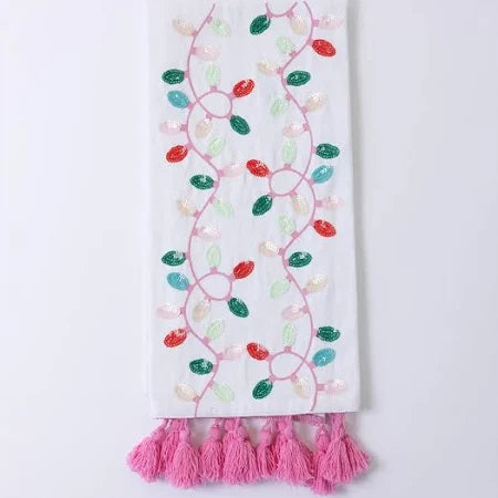 Embellished Lights Tea Towel