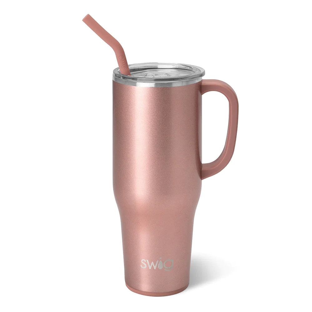 Shimmer Rose Gold Mega Mug (40oz)