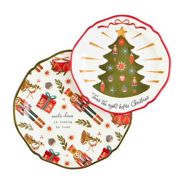 NESTED CHRISTMAS PLATTERS