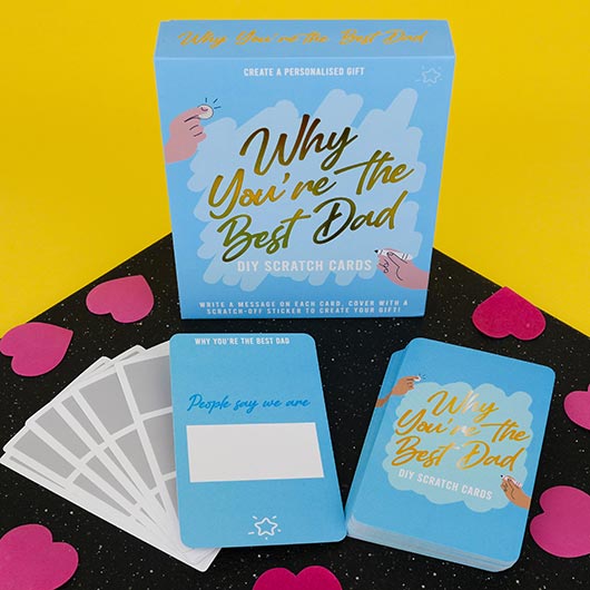 Why You're The Best Dad DIY Scratch Cards