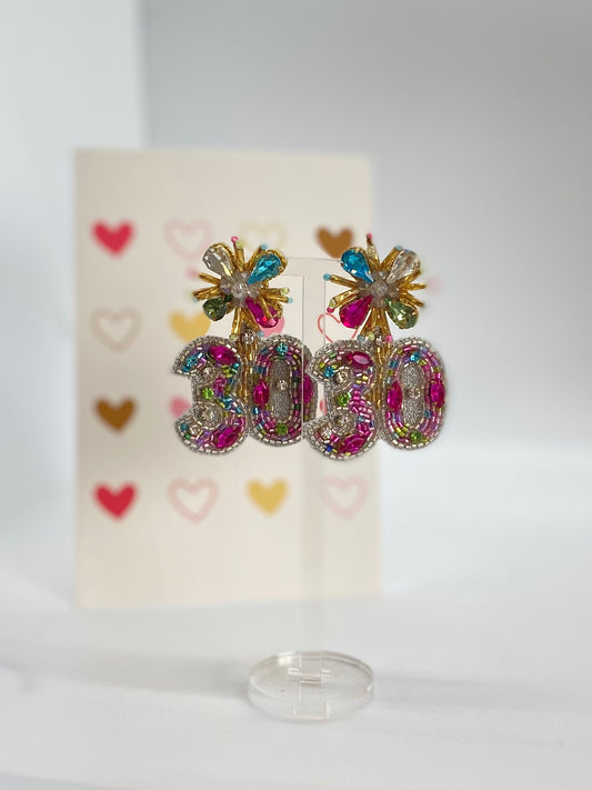 The 30th Earrings