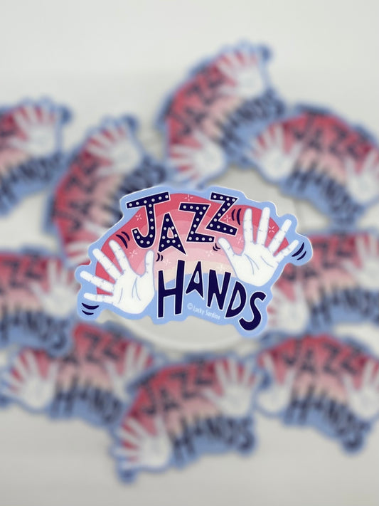 Jazz Hands Sticker