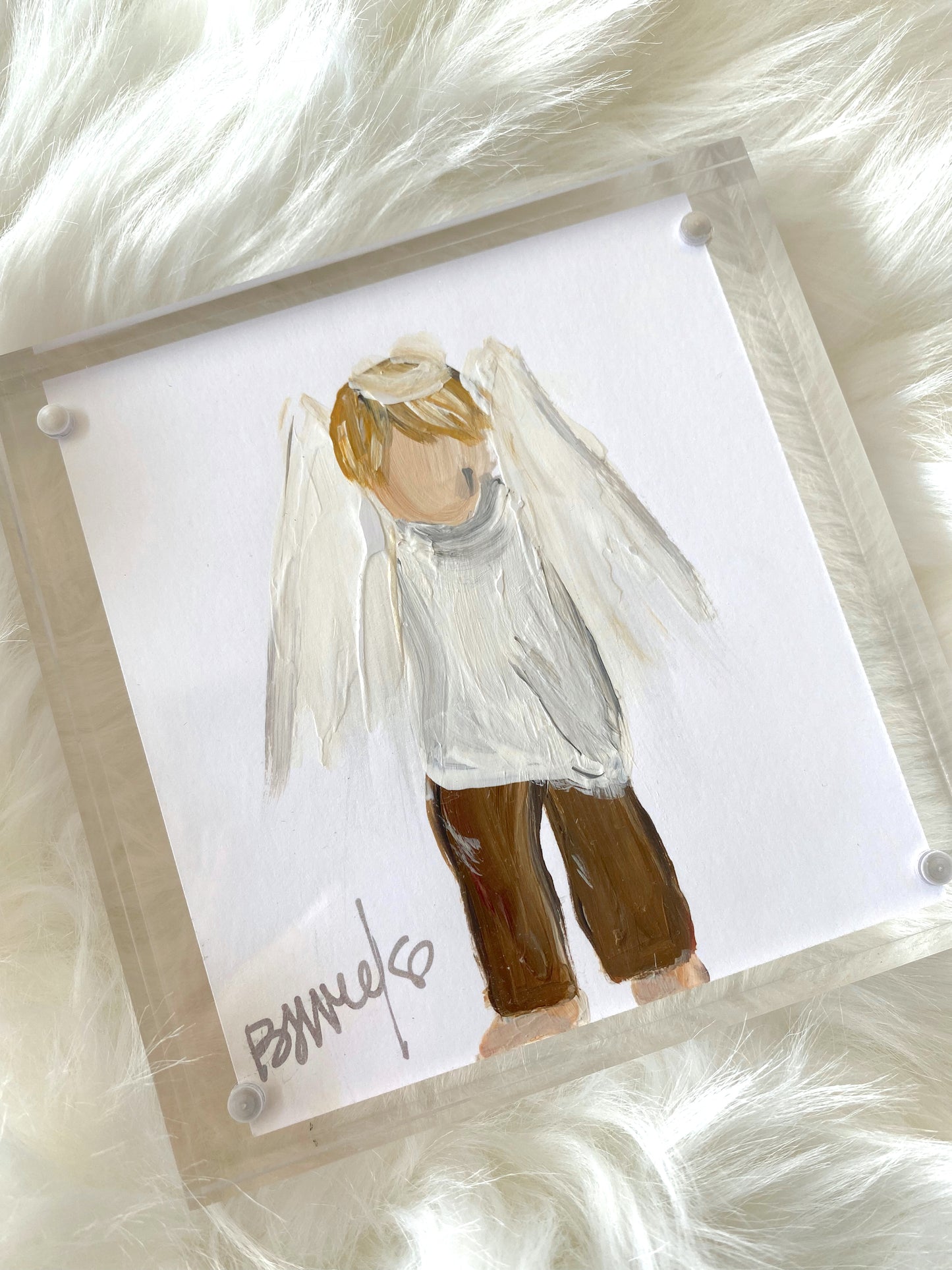 Boy Angel | White Background