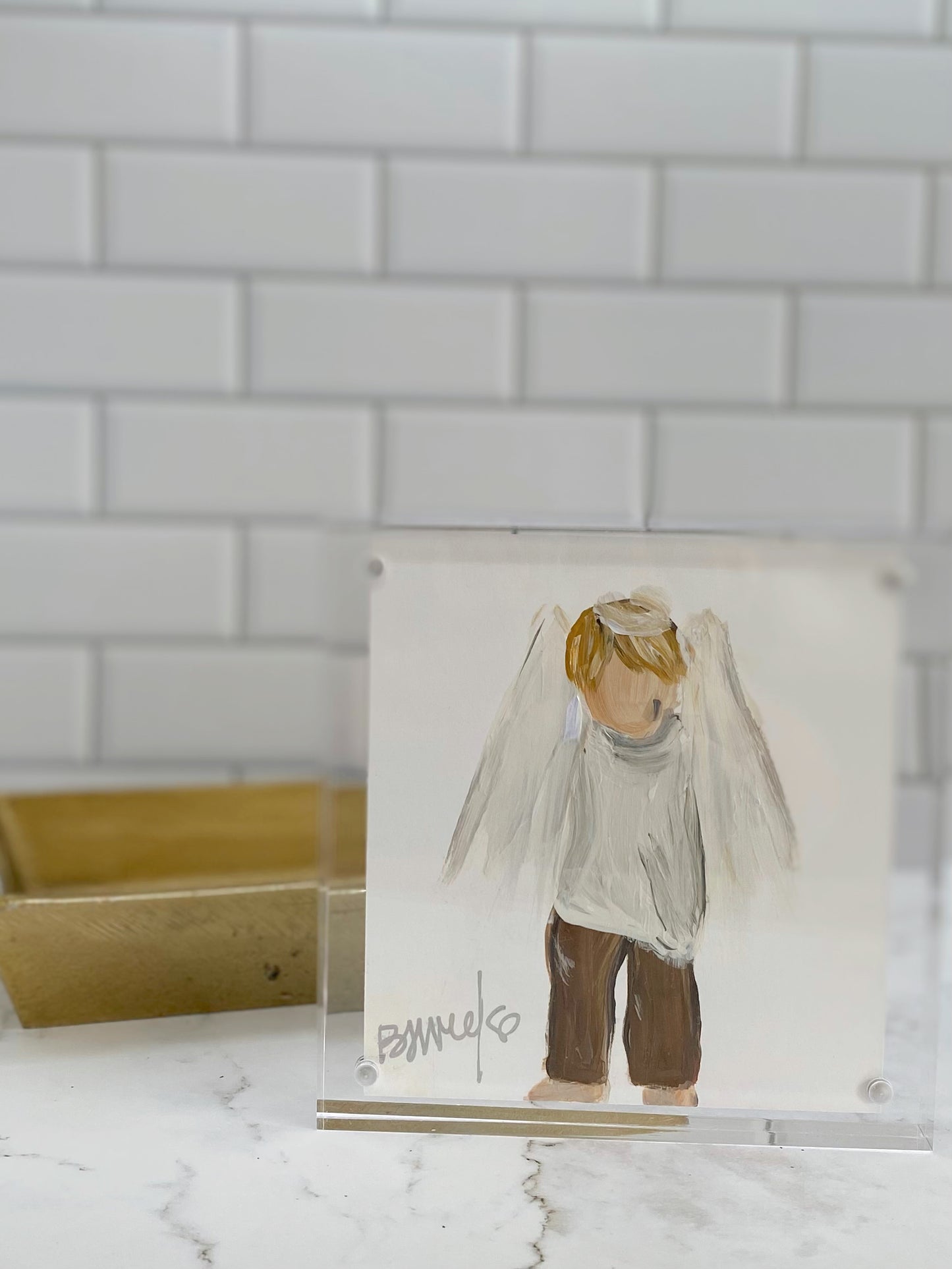 Boy Angel | White Background